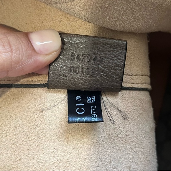 AUTHENTIC Gucci GG Supreme Monogram Web Ophidia Soft Tote Brown - Picture 14 of 16